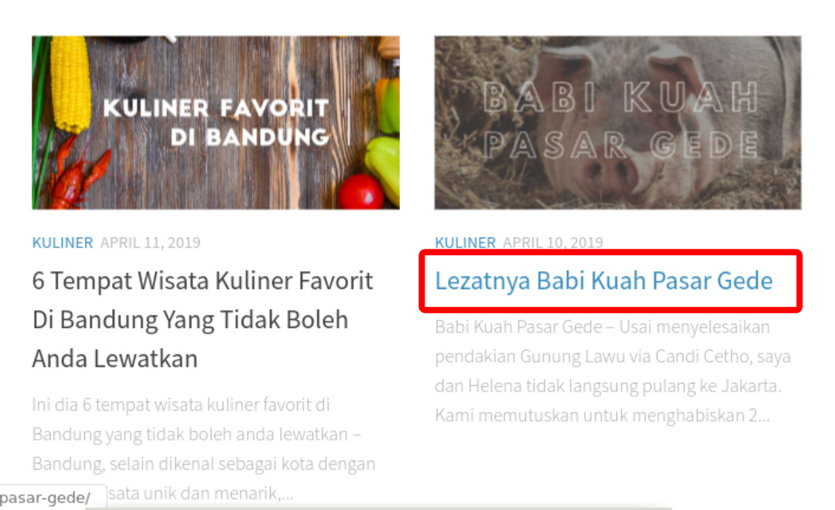 Judul Artikel Sekarang